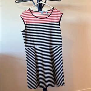 Draper James Stripe Ponte A-Line Dress